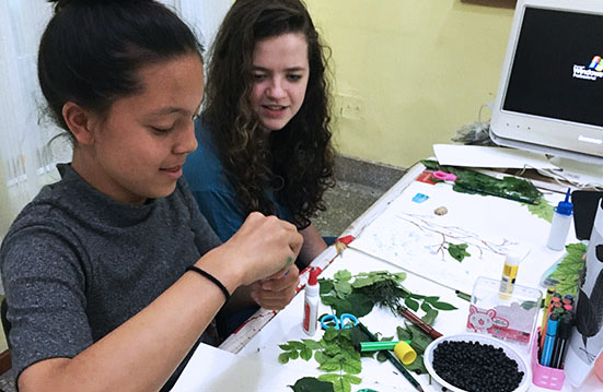 Leaf Art | Summer Camp 2017: Cultural Activities