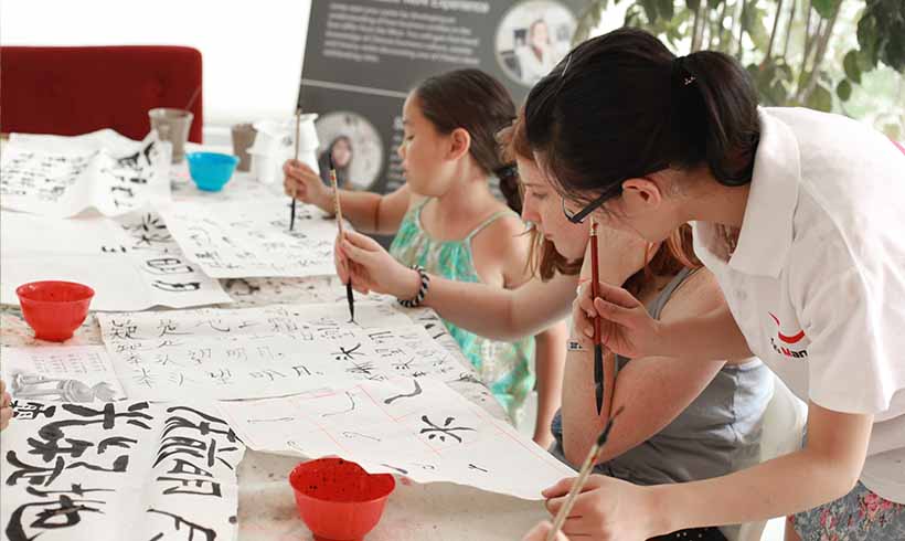 Calligraphy Classes | First week of Chinese Summer Camp 2018